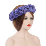 Latest Exaggerated Satin Twist Braids Headband Handmade African Headtie Nigerian Wedding Gele Women Turbans Ladies Head Wraps
