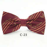JEMYGINS Christmas Bow Ties for Mens Shirt  Snowflake Christmas Tree Pattern Men Silk Bow Tie  Christmas Party Gift