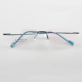 Titanium Eyeglasses Rimless Optical Ultralight Glasses Frame No Screw Prescription Spectacle Frameless Glasses Eyeglasses B2