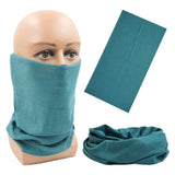 Outdoor Magic Bandana Solid Neon Color Cycling Hiking Scarves Headband Polyester Fashion Neck Cover Fishing Windproof Face Mask