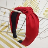 Fashion Top Knot Satin Headbands Wide Fabric Makeup Hairbands for Women Girls Ladies Washing Hair Hoops Bezel Hair Accessories