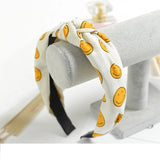 Women Elegant Top Knot Headband Print Dot Hairbands Girls Striped Plaid Flower Hair Hoop Fashion Hair Accessories FG0320