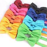 NEW Dots Children Bowtie Fashion Neckwear Adjustable Unisex Bow Tie for Boy and Girl Polyester Pre-Tied