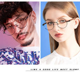 Japan Real Wood Temple Titanium Vintage Round Glasses Frame Men Women Myopia Optical Frames Prescription Frame Oculos De Gafas