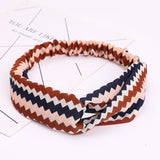 2020 Fashion Bohemian Headband Print Hairbands For Women Girls Vintage Cross Knot Turban Bandanas Headwear Hair Accessories