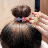 Cartoon Mini Fish Elastic Bands Hair Accessories for Children Cute Little Animals Scrunchies Hair Ropes Accessories Wholesale