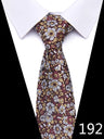 New Style Fashion Men's Tie 7.5 cm Blue Necktie Green & Orange Gravatas For Men Paisley Floral Fit Wedding Workplace