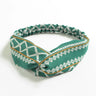 Korean Style Summer Lovely Hairband Women Hair Accessories Turban Twist Cross Headwrap Girl Floral Elastic Knotted Headwear