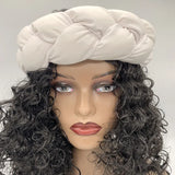 Bronzing Fabric Women's Headbands Elastic Braids Hair Bands Female Turban Cap Party Headwear Accessories Fashion Bandage Bandana