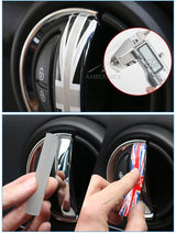 AMBERMILE 4pcs for Mini Cooper F55 F54 F60 Countryman Accessories Car Interior Front Rear Door Handle Sticker Covers Decoration