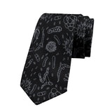 Scientific Symbol 8cm Necktie For Men Unisex Creative Math Formula Casual Polyester Men Necktie Party Wedding Accessories Tie