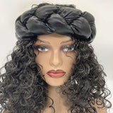 Bronzing Fabric Women's Headbands Elastic Braids Hair Bands Female Turban Cap Party Headwear Accessories Fashion Bandage Bandana