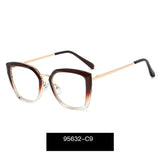 Blue Light Blocking Glasses Frame Women Fashion Eyewear Prescription UV400 Stylish Female Optical Spectacles Anti-Reflective