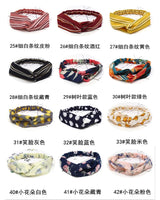 Women Headband New Fashion Hair Bands Bohemian Cross Elastic Hair Band For Ladies Black Purple Female Head band Hair Accessories