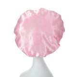 Women Satin Bonnet Spandex Wide Stretchy Band Bonnet Satin Cheveux Nuit Silk Sleeping Night Cap Bonnets for Women