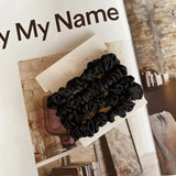 1 Set Satin Silk Solid Color Scrunchies Elastic Hair Bands New Women Girls Hair Accessories Ponytail Holder Hair Ties Rope