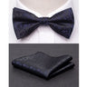 Men Bowtie Cravat Set Fashion Butterfly Party Wedding Ties Girls Business Jacquard Bow Tie Men Bowknot Wholesale Accessories