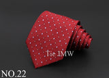 Classic Silk Men Tie Plaid Stripe Floral Ties Formal Wear Business Suit Jacquard Necktie Wedding Party Gift Daily Accessories