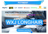 Machine Made Wigs Natural Color Wig Human Hair Deep Wave Glueless None Lace Front Curly Wave Wig Brazilian Virgin Hair