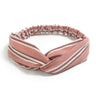 Korean Style Summer Lovely Hairband Women Hair Accessories Turban Twist Cross Headwrap Girl Floral Elastic Knotted Headwear