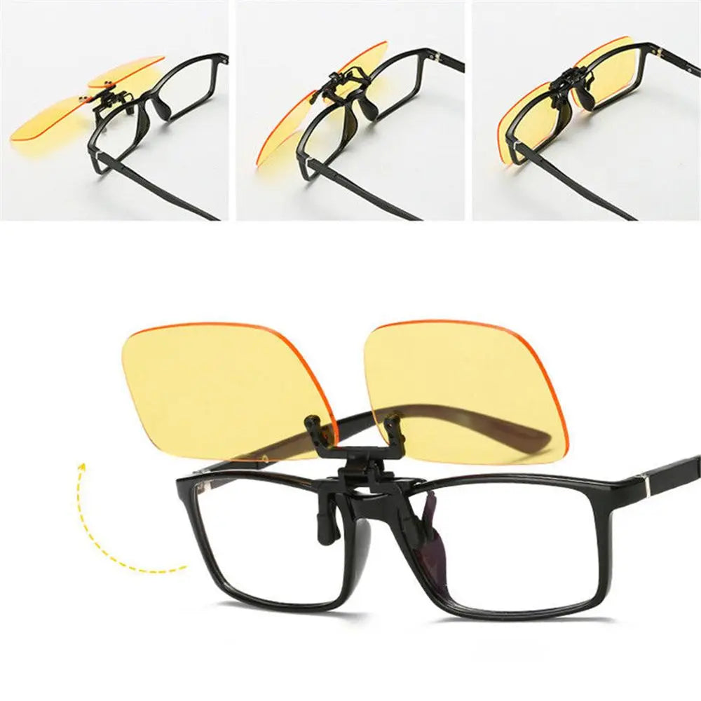 1pcs Clip On Blue Light Filter Blocking Glasses Office Computer Anti Blue Ray Clip On Eyeglasses UV Strain Relief For Women Men