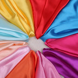 60cm Spring New Monochrome Solid Color Women's Occupatio Fashion Decoration Small Square Scarf Silk Scarf Head Scarf Small Scarf