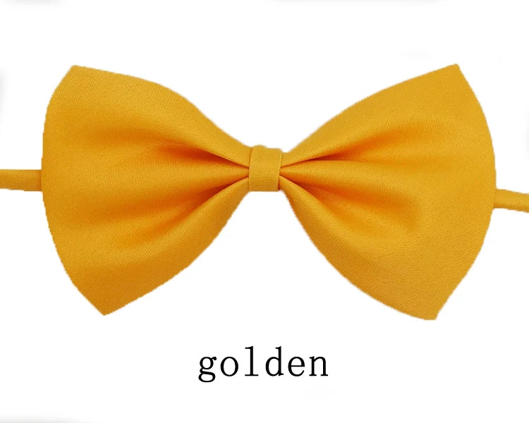Black Neck Tiebow for Boys Girls Toddler Adjustable Solid Bow Tie Party  Wedding Children's Accessories Not Afraid of Creases