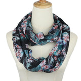 women Infinity Scarf ring scarves Fashion flower loop Scarves Snood Shawl neckerchief