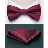 Men Bowtie Cravat Set Fashion Butterfly Party Wedding Ties Girls Business Jacquard Bow Tie Men Bowknot Wholesale Accessories