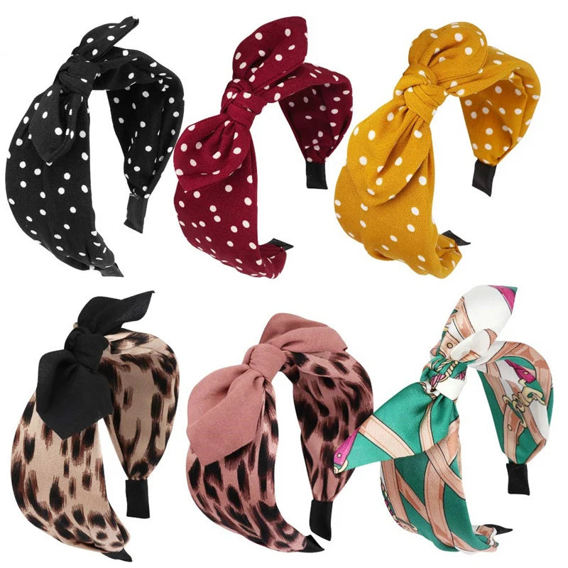 Fashion Women Big Bow Headband Hair Hoop Bands Girls Bowknot Wide Hairbands Ornaments for Girls Hair Accessories Headdredss