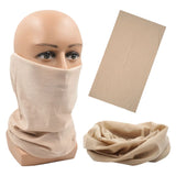 Outdoor Magic Bandana Solid Neon Color Cycling Hiking Scarves Headband Polyester Fashion Neck Cover Fishing Windproof Face Mask