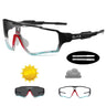 ELAX Brand New Style Photochromic Sunglasses Sports Men Women Mtb Bike Bicycle Eyewear Cycling Glasses