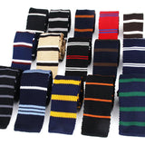 Men's fashion Suits Knit Tie Plain Necktie For Wedding Party Tuxedo Striped Woven Skinny Gravatas Cravats Accessories Neckwear