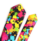 Skinny Ties For Men Women Colorful Printed Casual Neck Tie Slim Neckties Funny Fashion Mens Necktie For Wedding Party Gravata