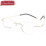 Titanium Prescription Glasses Ultra Light Eyewear Optical Glasses Frame for Male and Female Clear Lenses