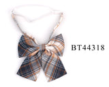 Ladies Plaid Bowtie Casual Bow tie For Women Uniform Collar Butterf Bowknot Adult Check Bow Ties Cravats Cotton Girls Bowties