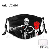 The Cleaners Funny Print Reusable Pm2.5 Filter Face Mask Dorohedoro Anime Manga Shin Noi Netflix Trending Funny