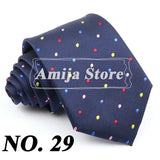 New Men's Formal Tie Striped Blue Gray Necktie 8cm Wide Tie Gift For Man Office Wedding Party Cravat Man Accessories Daily Wear