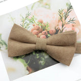 Mens Super Soft Downy Suede Parent-Child Bowtie Set Macarons Solid Color Classic Design Cute Butterfly Red Green Blue Pink Tie