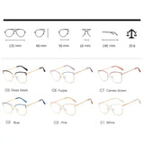 Blue Light Blocking Glasses Frame New Eyewear Prescription Female Eyeglasses Optical Women Spectacles UV400 Anti-Reflective