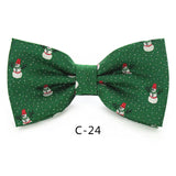 JEMYGINS Christmas Bow Ties for Mens Shirt  Snowflake Christmas Tree Pattern Men Silk Bow Tie  Christmas Party Gift