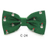 JEMYGINS Christmas Bow Ties for Mens Shirt  Snowflake Christmas Tree Pattern Men Silk Bow Tie  Christmas Party Gift