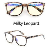 Blue Light Blocking Reading Glasses Women Stylish Square Readers Men UV Protection Magnifying Glasses Anti Glare 0 Degree