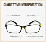 Men's And Women's Finished Myopia Glasses TR90 Frames And Aspherical Anti Blue Ray Photochromic Lenses SPH 0~-6.00 CYL 0~-2.00