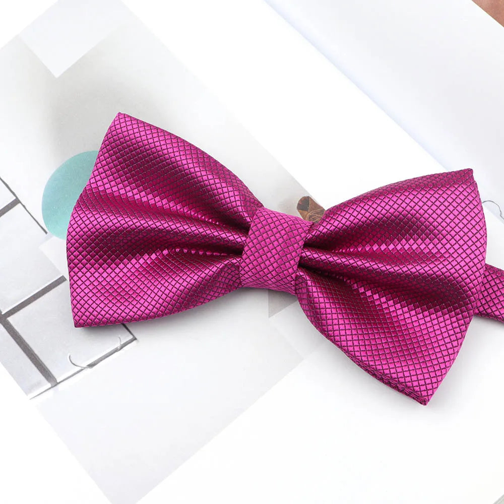 Solid Colorful Parent-Child Bowtie Set Classic Cute Family Butterfly Party Dinner Wedding Design Cute bow tie Accessory NO.1-15
