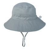 Girls Boys Outdoor Anti UV Beach Cap Summer Baby Sun Hat Swimming Hat Kids Bucket Cap with Adjustable Chin Strap 0-8 Years