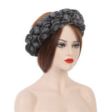 Latest Exaggerated Satin Twist Braids Headband Handmade African Headtie Nigerian Wedding Gele Women Turbans Ladies Head Wraps