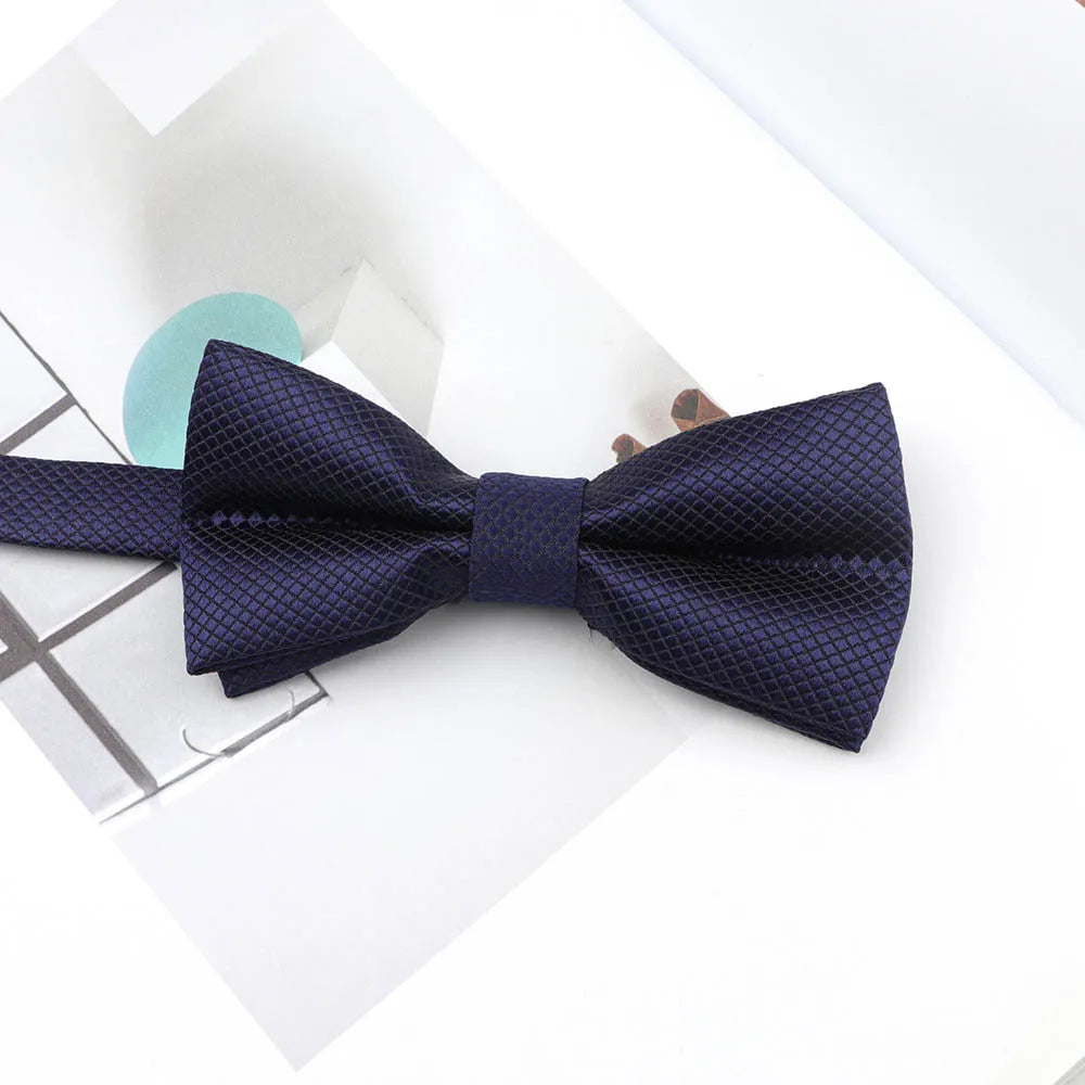 Solid Colorful Parent-Child Bowtie Set Classic Cute Family Butterfly Party Dinner Wedding Design Cute bow tie Accessory NO.1-15