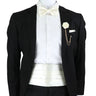 New Fashion Mens Cummerbund Bow Tie Brooch Set Black Red Blue   Waist Seal For Formal Tuxedo Business Suit Dinner Accessories