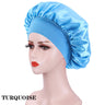 Black Pink Purple Hair Care Caps Silk Bonnet Women'S Nightcaps With Curly Natural Curls Covers With Soft Wide Elastic Adjustable